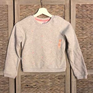Cozy Girls’ Gymboree sweatshirt! Sz M (7-8)